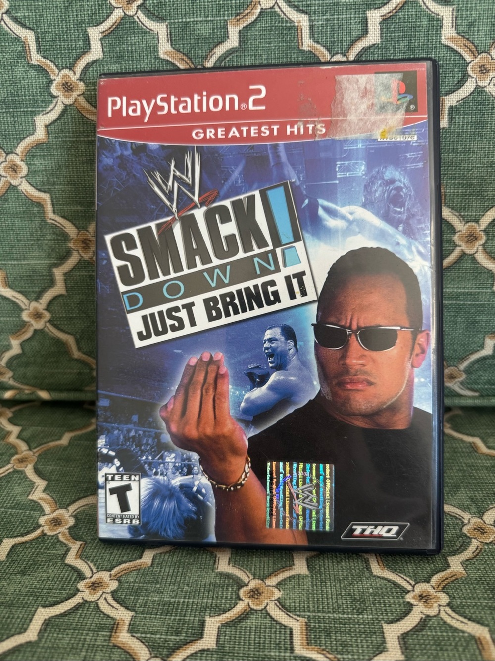 Sony PlayStation 2 WWF SmackDown! Just Bring It THQ T-Teen